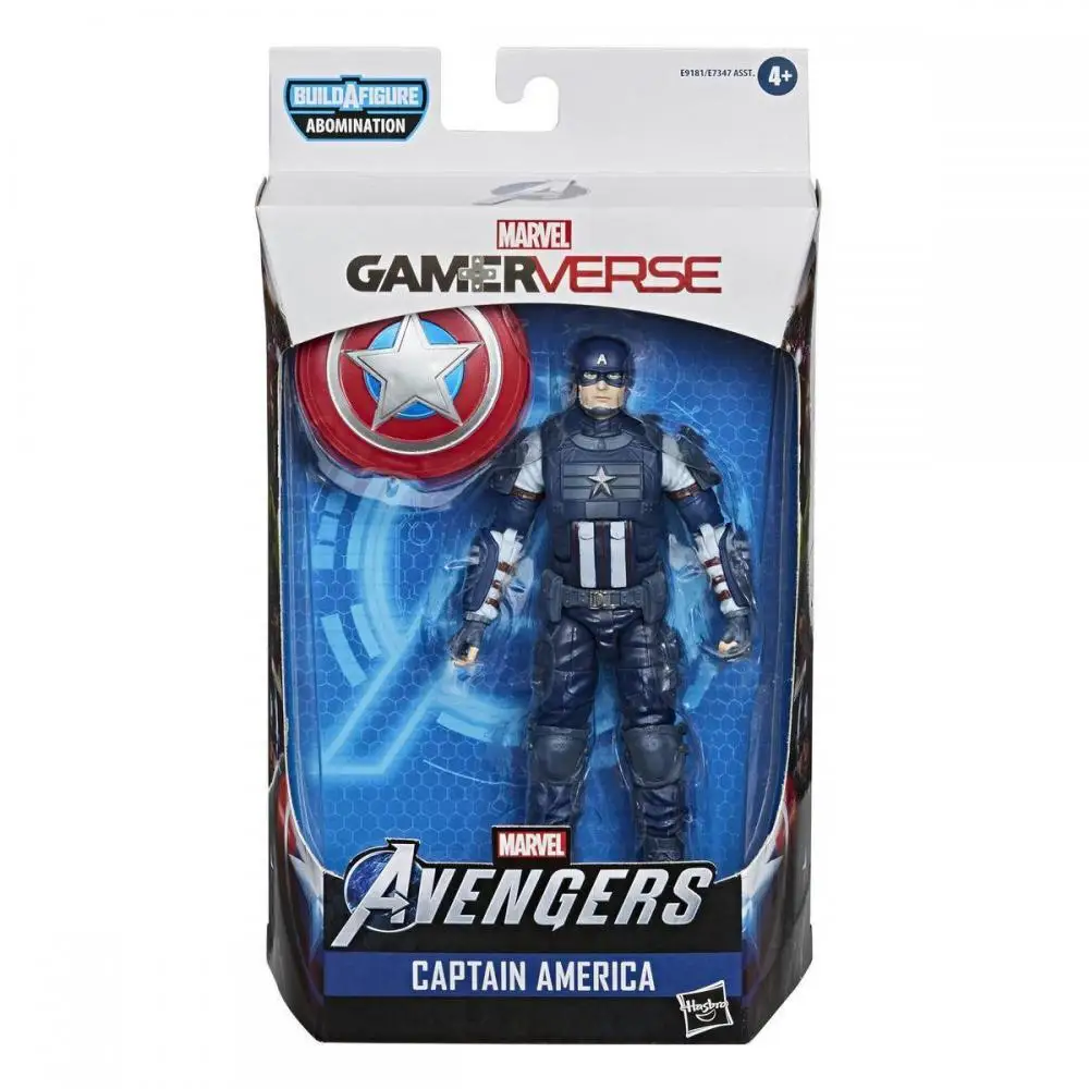 Hasbro Marvel Legend Gamerverse Avengers Captain America 6 inci tokoh aksi hadiah ulang tahun