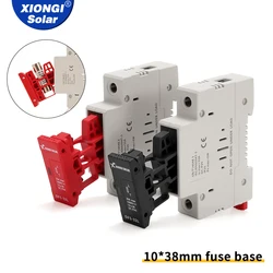 Solar DC Fuses 1000V PV Photovoltaic10A 15A 20A 25A 30A 32A-DC Fuse Holder Base for Solar System Short Circuit Protection gpV