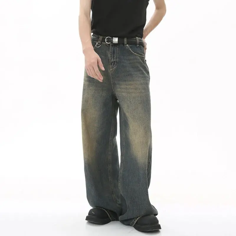 IEFB, pantalones vaqueros de verano para hombre, color azul viejo, pantalones vaqueros ajustados, tela de PU Str, señoras Premium Quali Faion Sle
