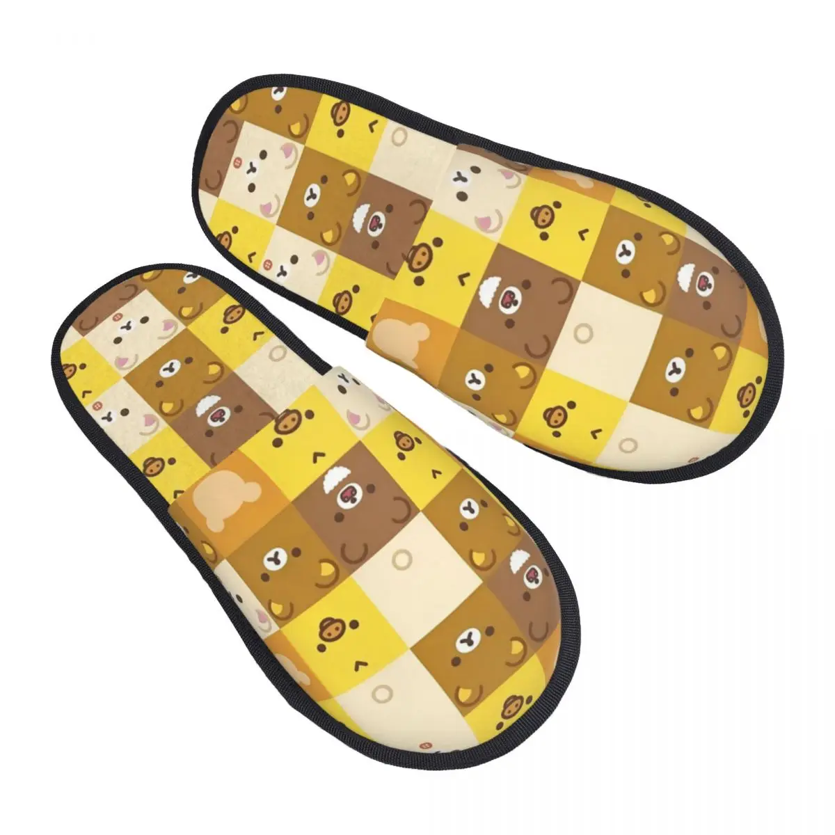 

Гостевые тапочки Rilakkuma на заказ для женщин в отеле, домашние тапочки с плюшевым мишкой