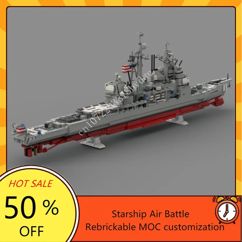 1750PCS MOC Ticonderoga CG72 USS Vella Gulf  Puzzles Warship  Set Assembly Creative Kids Puzzle Christmas Gift Toys for Kids Age