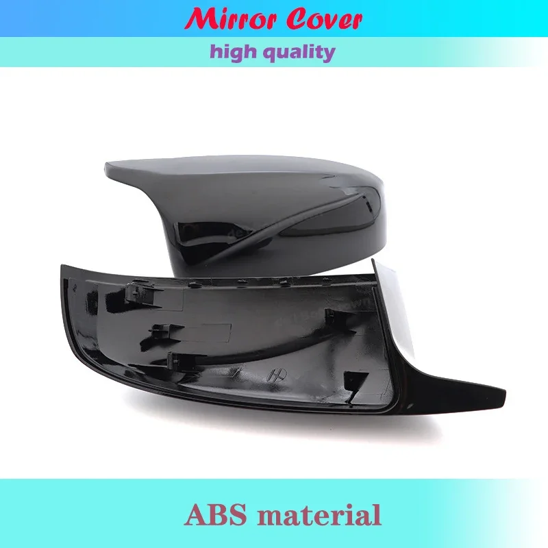 Cubierta de espejo retrovisor lateral de coche, tapas negras de alta calidad para BMW x5, E70, x6, E71, 2008, 2009, 2010, 2011, 2012, 2013