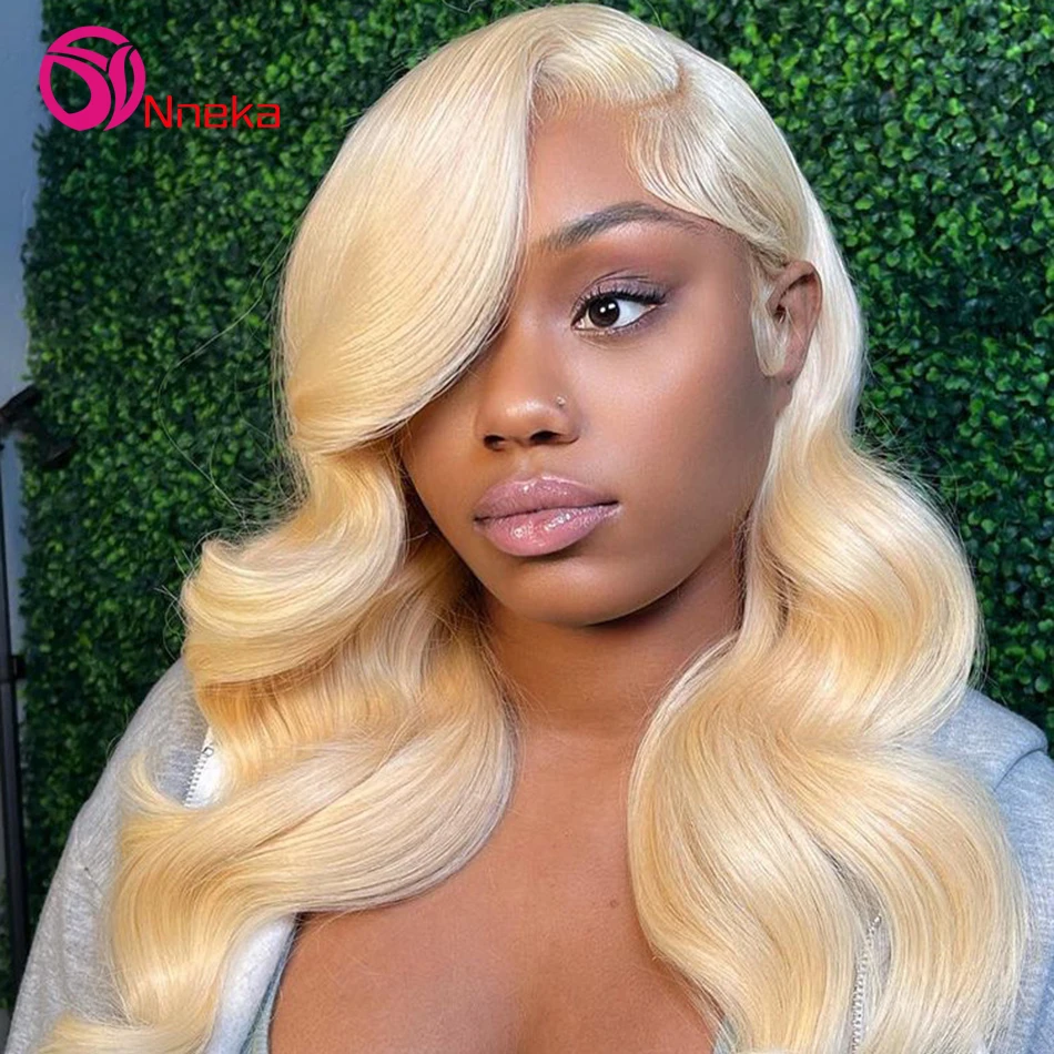 613 Blonde Body Wave 13x6 HD Lace Frontal Wigs 100% Human Hair Wig 30 38 Inch Honey Colored 13x4 Lace Front Wig for Women