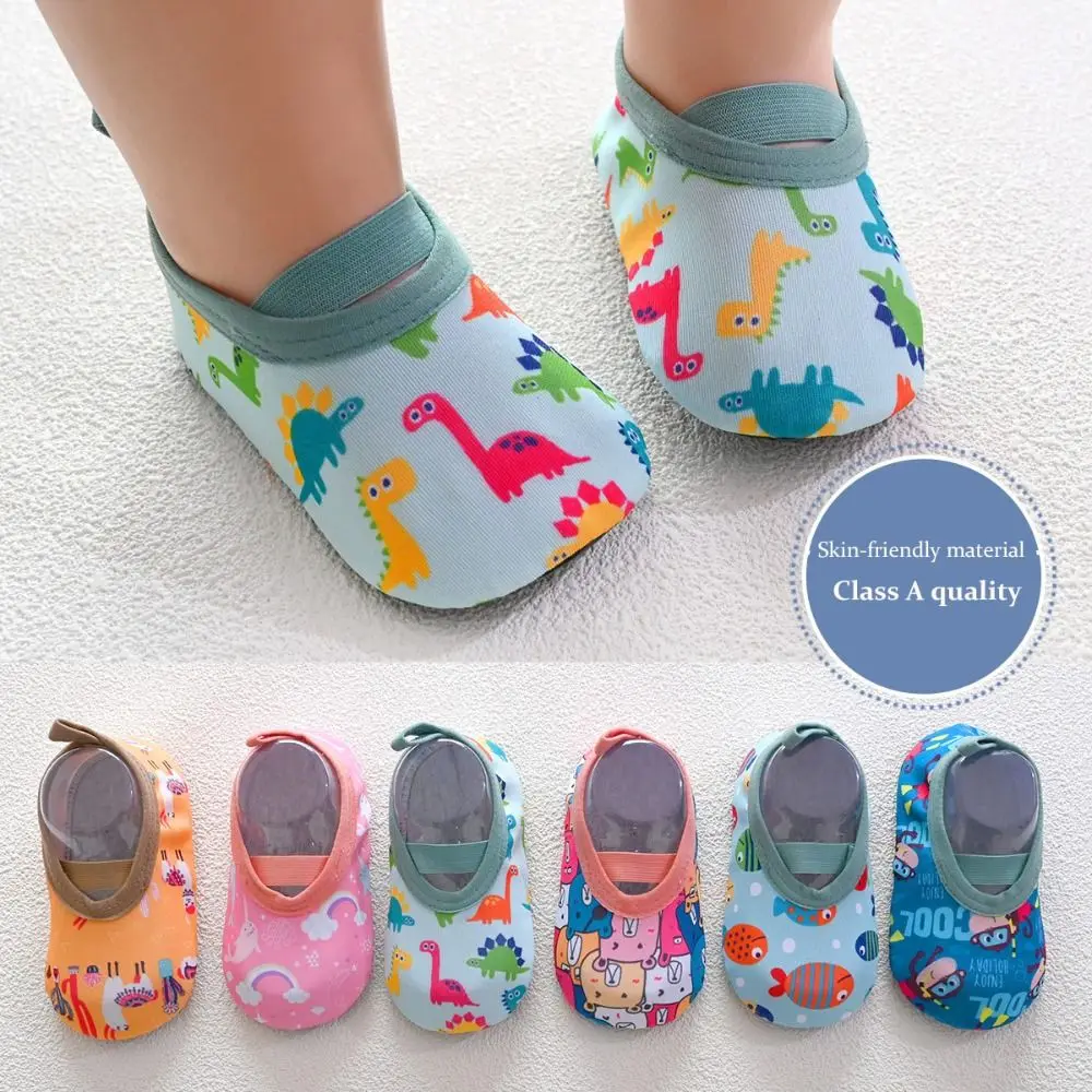 1Pair Trendy Non-slip Baby Floor Socks Cute Colorful Indoor Socks High-Quality Soft Toddler Shoes for Boys and Girls