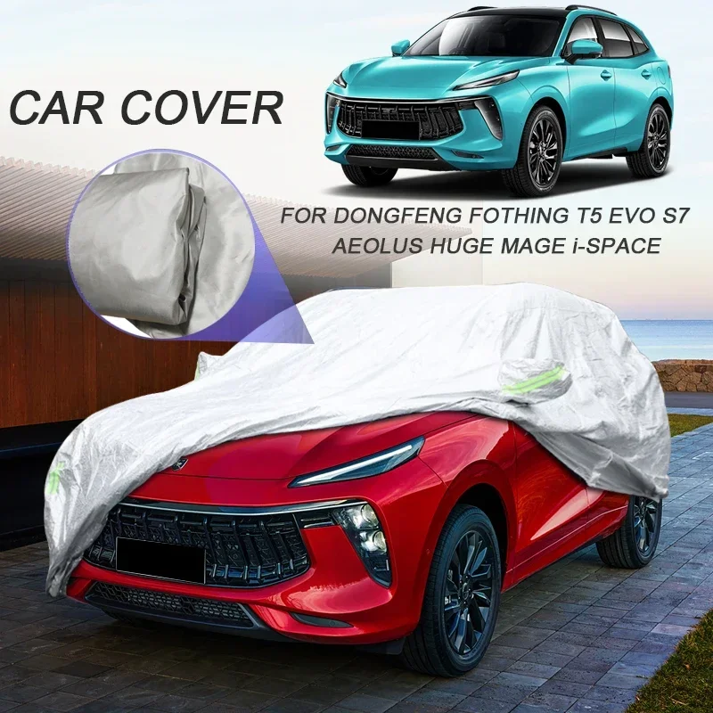 210T Polyester For DONGFENG AEOLUS A30 SHINE HUGE SEOLUS IX5 SHINE MAX EVOLUTE i-SPACE FORTHING FRIDAY S7 T5 EVO NOMMI Car Cover