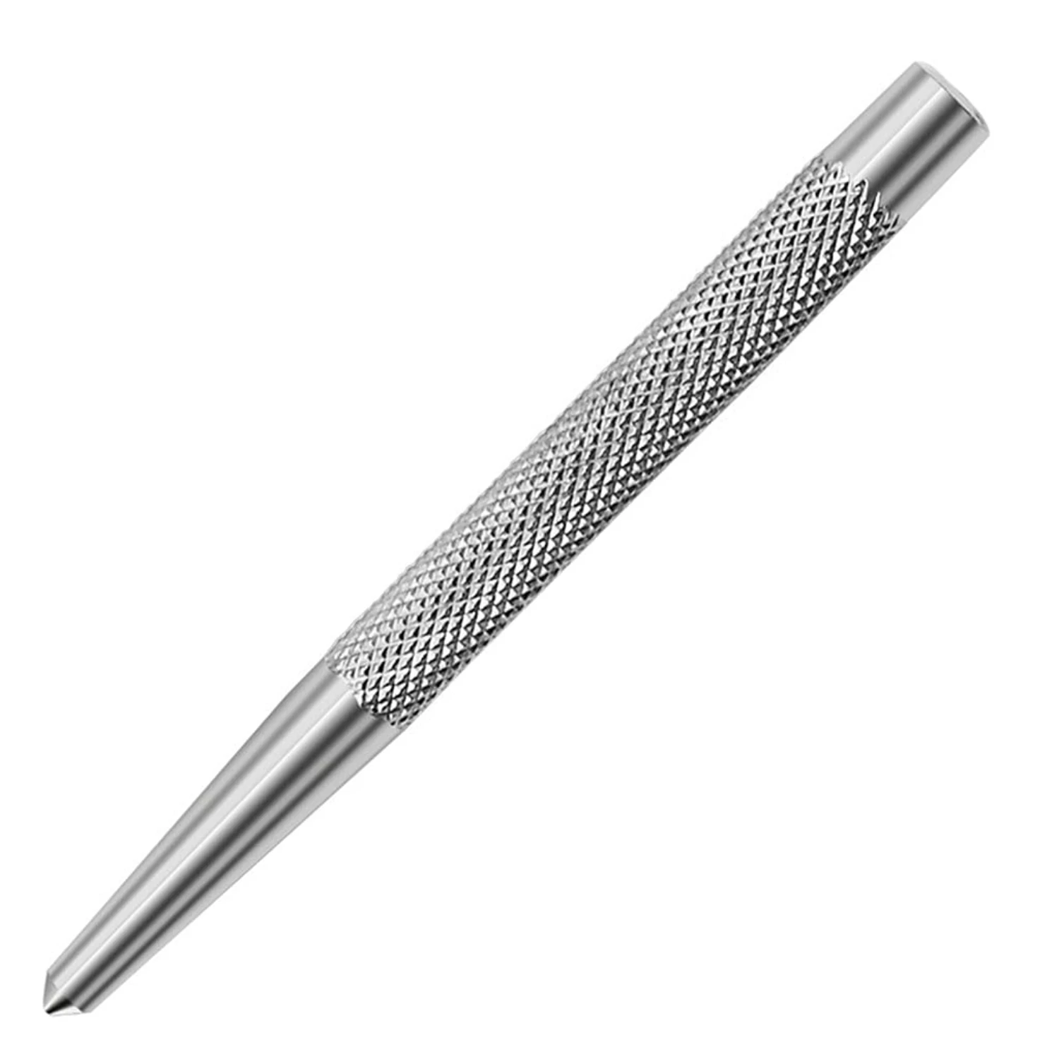 

Heavy-duty, rugged and durable automatic center with tough knurled hardness for precise metal work. Boasts a spring-loaded desig
