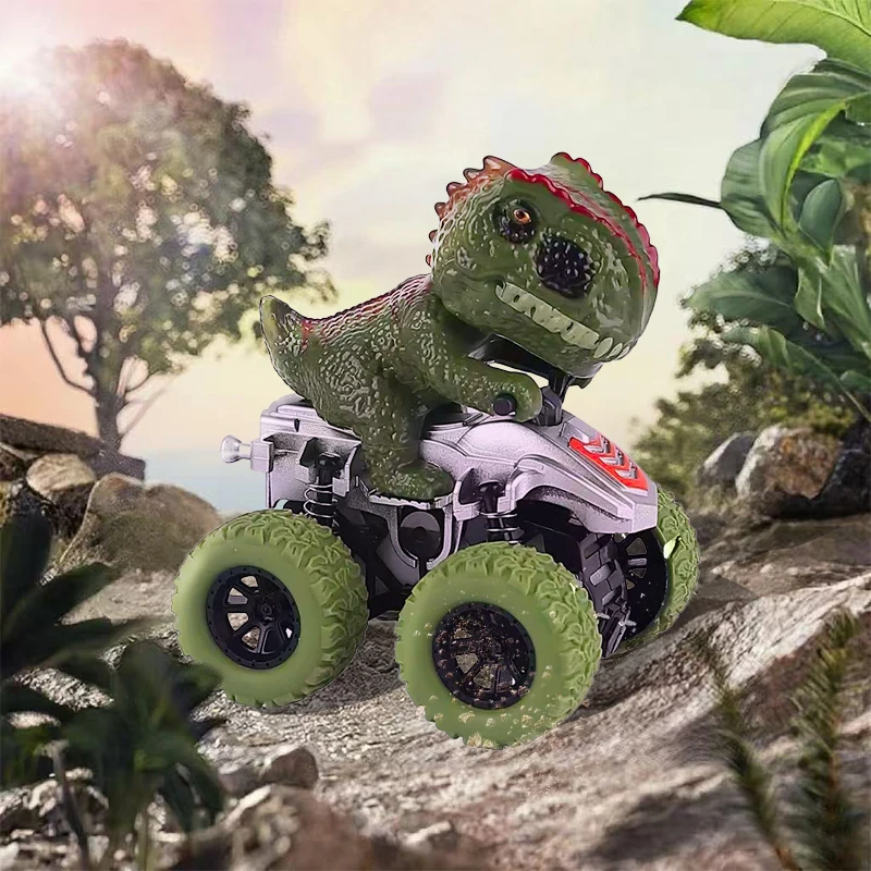 Jouet pour enfants, véhicule tout-terrain Triceratops TyrannosaurusInertia, voiture jouet dinosaure Animal de Simulation