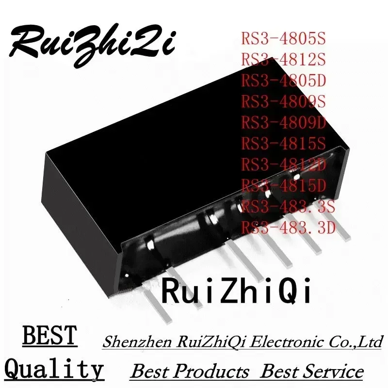

10PCS/LOT RS3-4805S RS3-4812S RS3-4805D RS3-4809S RS3-4809D RS3-4815S RS3-4812D RS3-4815D RS3-483.3S RS3-483.3D