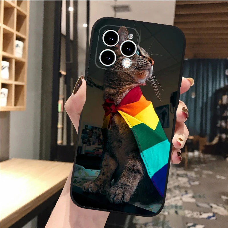 

Phone Case For iPhone 17 Pro Max Air 16 15 14 13 Pro Max 15 16 Pro 15Plus Gay Lesbian LGBT Love Mobile Phone Case Funda