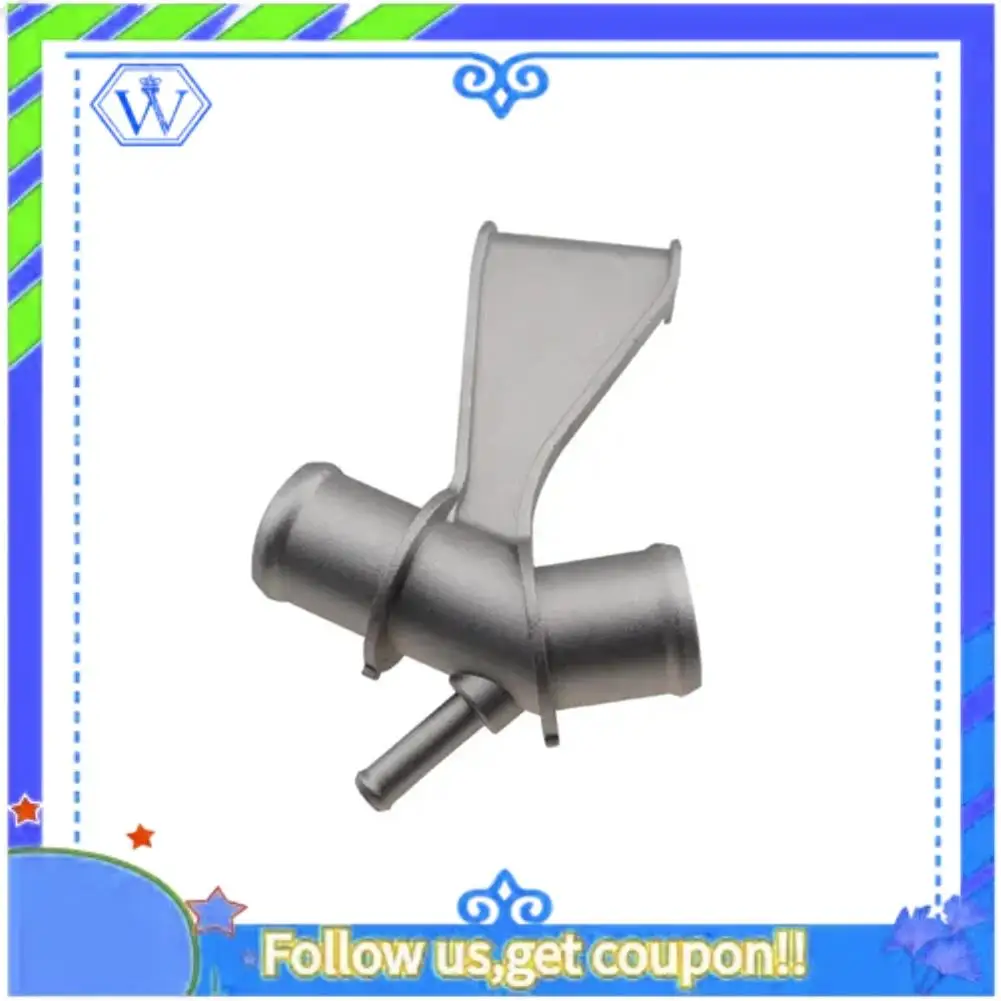 

M46K-2 PCS Car Engine Coolant Water Outlet Pipe 1657722030 16577-22030 Silver Aluminum For Toyota For Corolla 09-17 1.8L L4