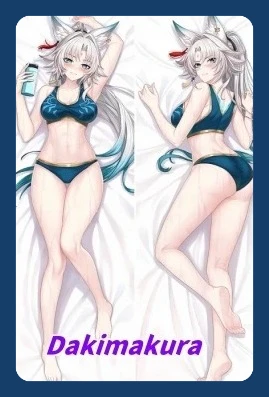 

Dakimakura Anime Pillow Case Honkai: Star Rail Feixiao Double-sided Print Of Life-size Body Pillowcase Gifts Can be Customized
