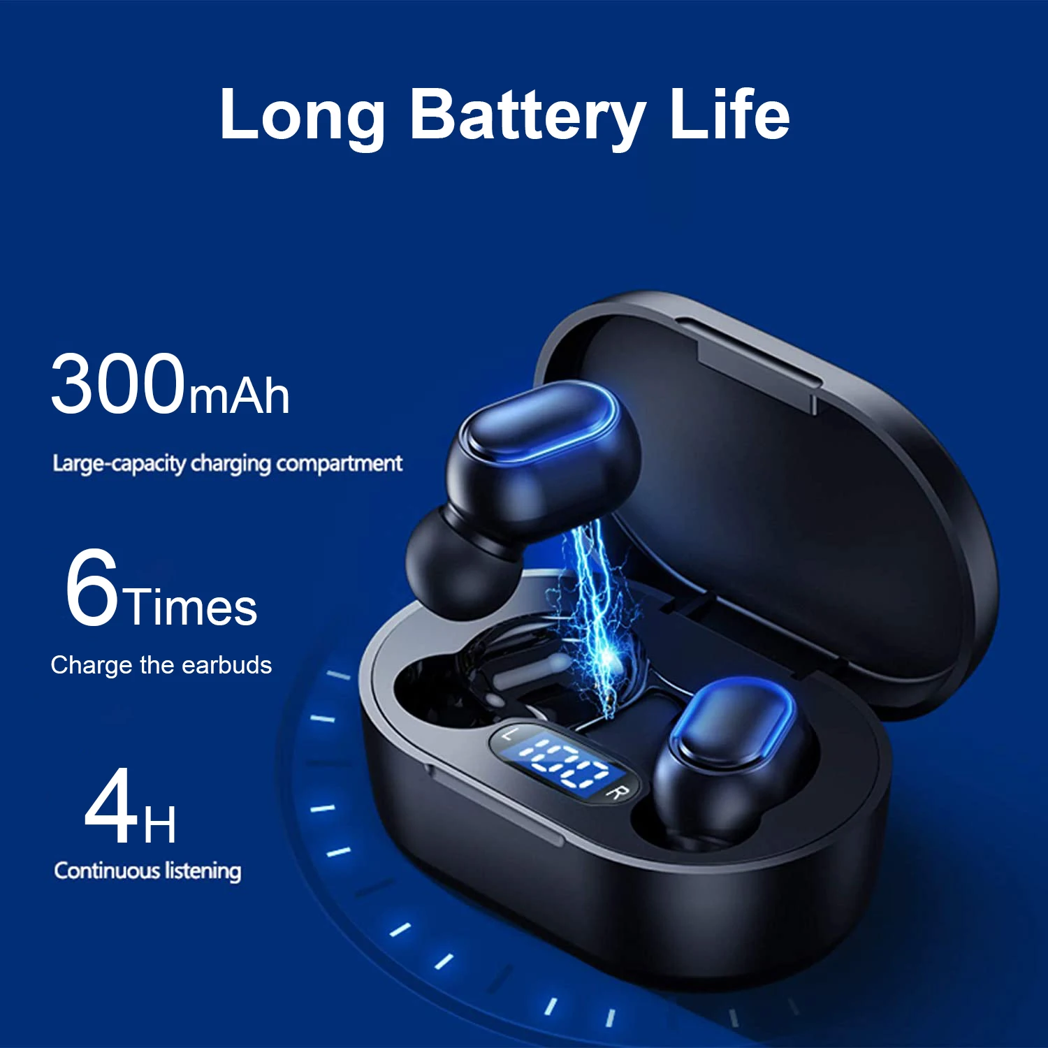 

E7S tws Wireless Earphones Bluetooth 5.0 Headphones Waterproof Earbuds LED Display HD Stereo Bass Mic for Xiaomi iPhone Huawei