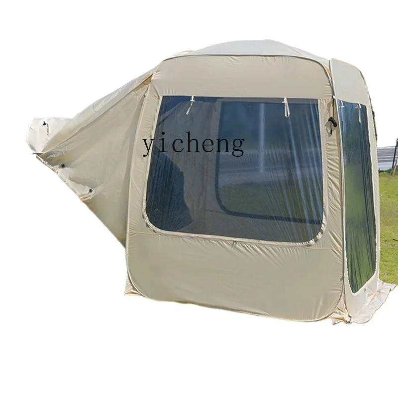 HW15 winter warm car tail tent outdoor expansion waterproof camping trunk car