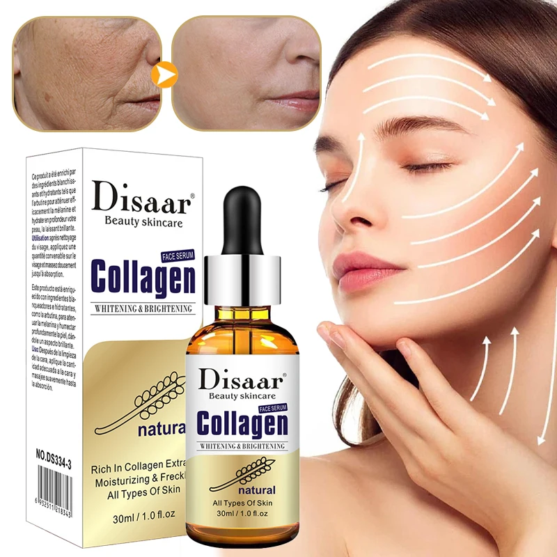 

Face Serum Collagen Anti-Aging Moisturizing Nourishing whitening Firming Lift Improves Dry Skin Remove Wrinkles Face Care 30ml