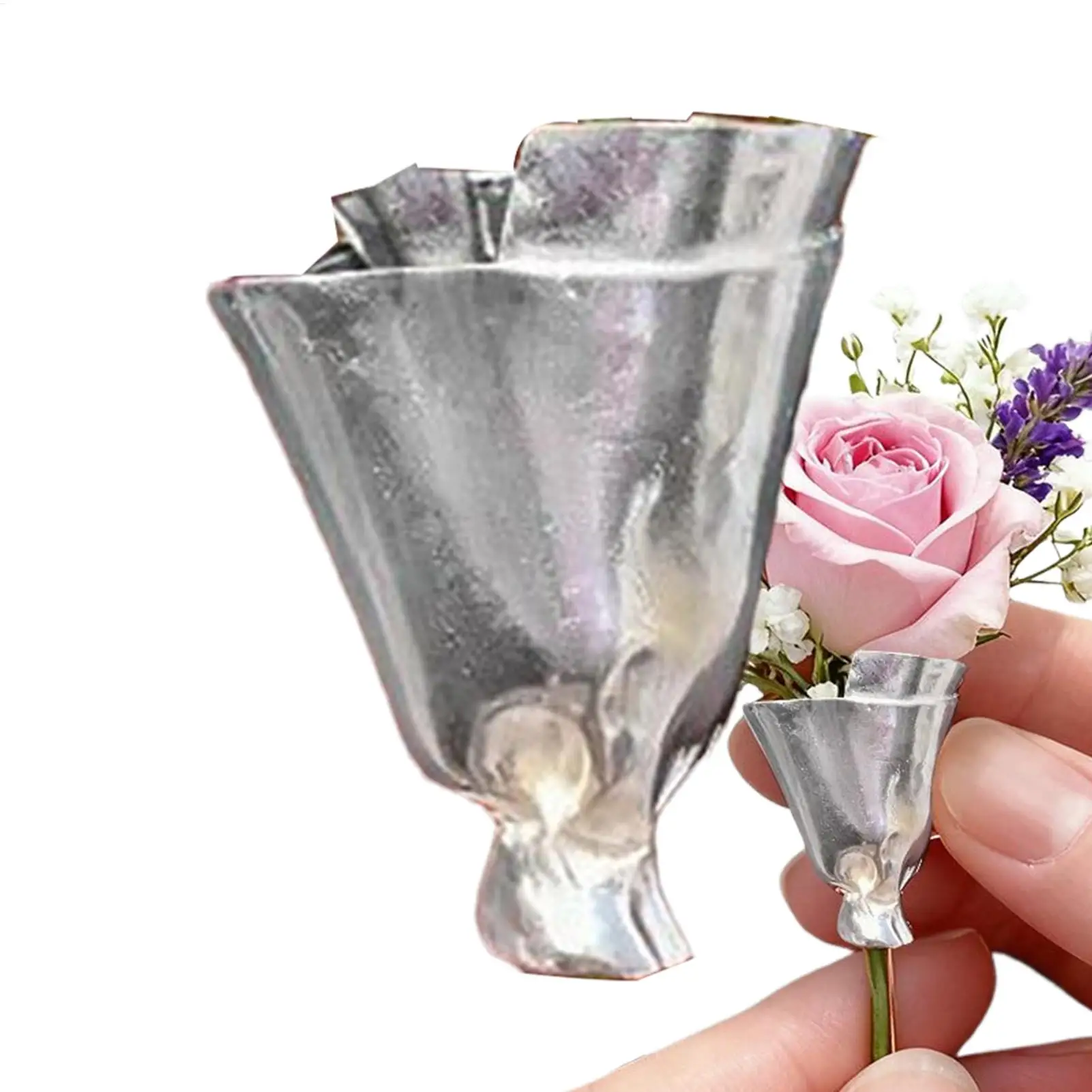 Tragbare Blumenstrauß-Anstecknadeln, künstlerische Blumenvase, Brosche, DIY-Blumenstrauß-Halter, Clip, florale Anstecknadel für Damen und Herren, Neujahrsparty-Geschenke