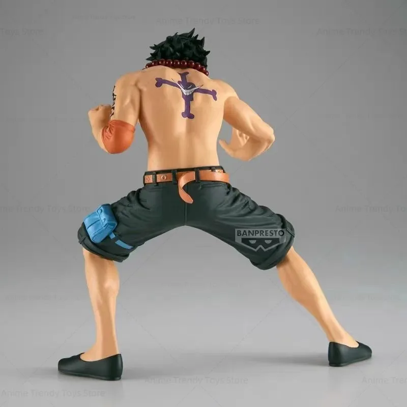 Bandai Banpresto One Piece BRC Portgas D. Ace & Barba Branca Piratas Anime Figura de ação Oficial Modelo colecionável presente