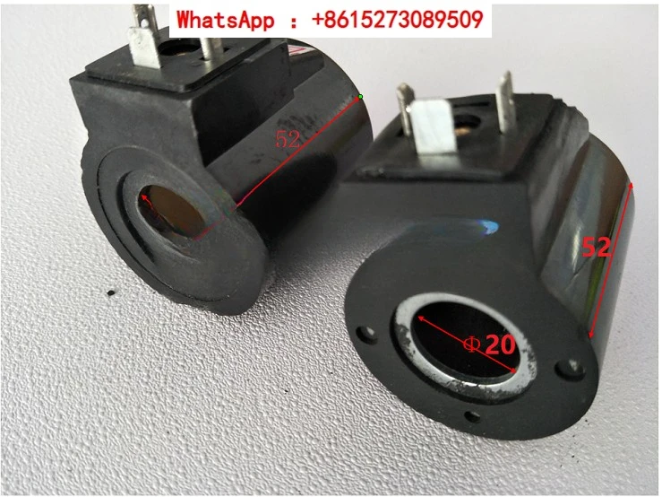 Electromagnetic valve coil inner hole 23MM 19MM 20MM 220V 24V 110V oil pressure circular type