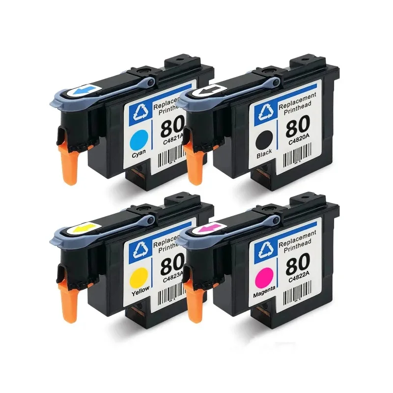 For HP 80 Printhead C4820A C4821A C4822A C4823A Print Head For HP Designjet 1050 1055 1055cm 1050c Plus Printer