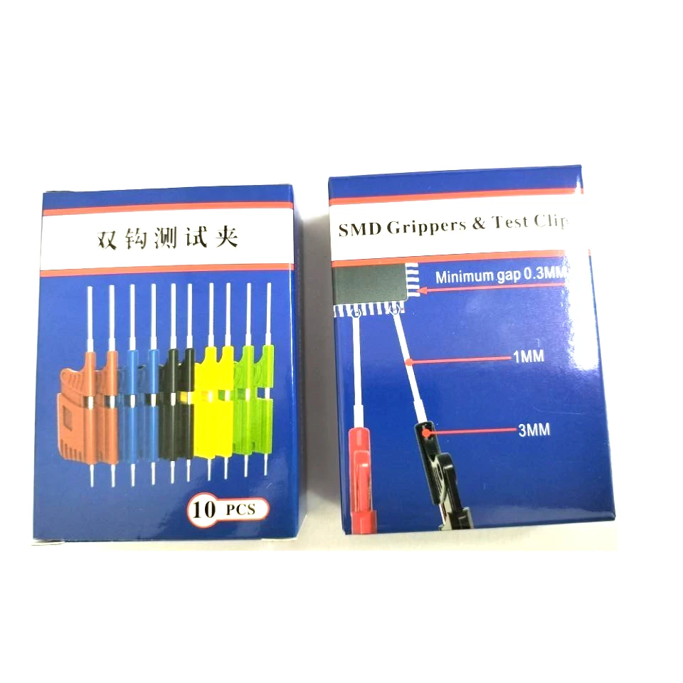 10X Chip Test Clip IC Clamp BIOS Burning Fixture SOP SOIC TSOP MSOP SSOP SMD PIN Socket Adpter Programmer For Logic Analyzer