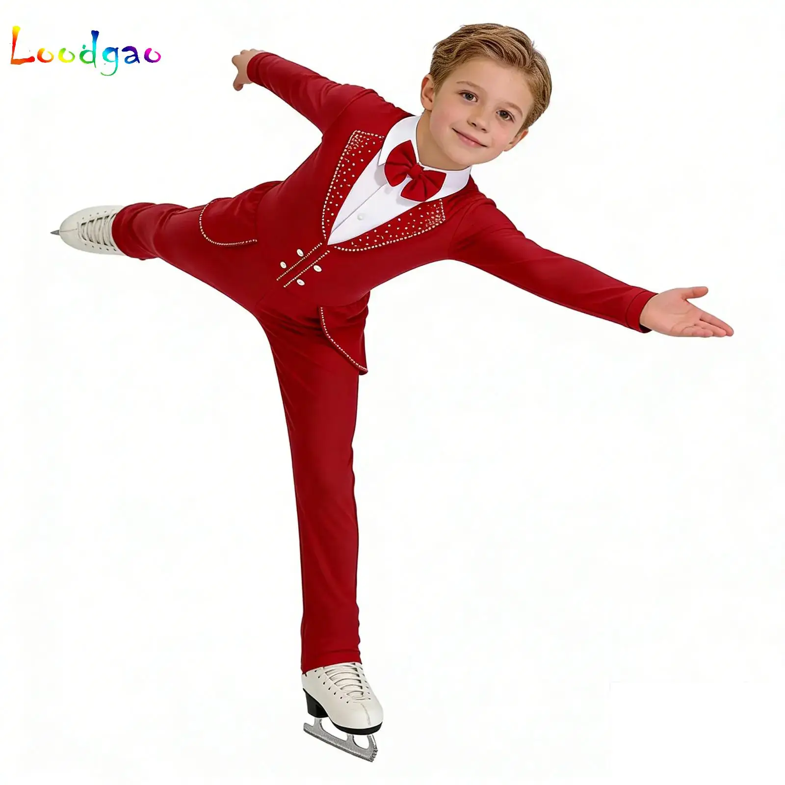 

Kids Boys Clothes Formal Romper Gentleman Outfit Teens One-Piece Handsome Jumpsuit Party Suit for Wedding Ceremony Performance