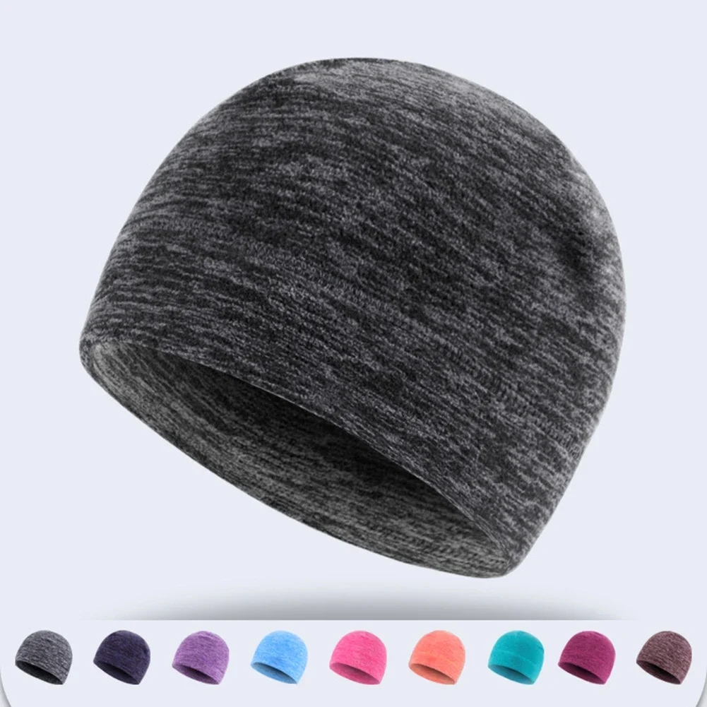 1pc Winter Fleece Cap Windproof Cold Proof Cationic Breathable Thermal Beanie Cap Men/women Outdoor Sports Hat Replace Accessory