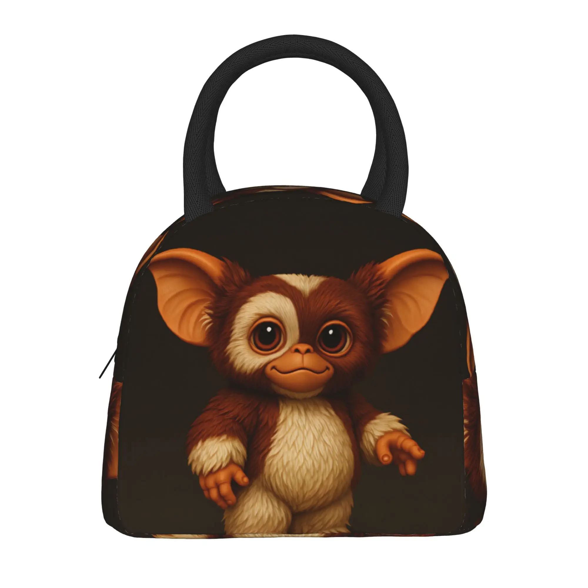 Gizmo Gremlin Lunch Bag For Child  Graphic Lunch Box Vintage Office Cooler Bag Convenient Oxford Thermal Tote Handbags