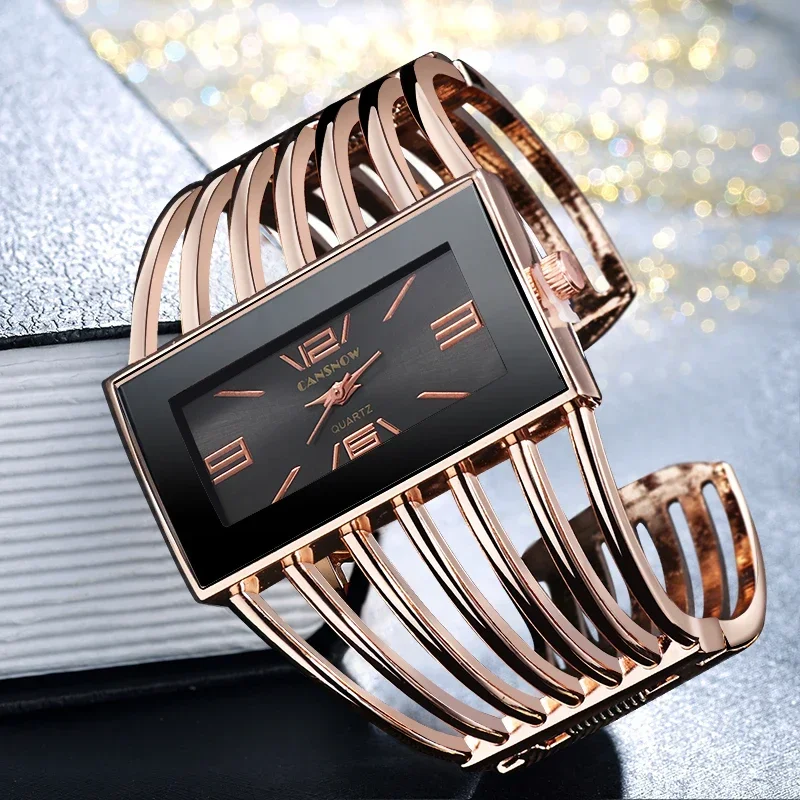 Womens Watch Luxury Fashion Rose Gold Bangle Bracelet Watch Women Dress Clock Female Lady Saati Girls Wristwatch Relojes