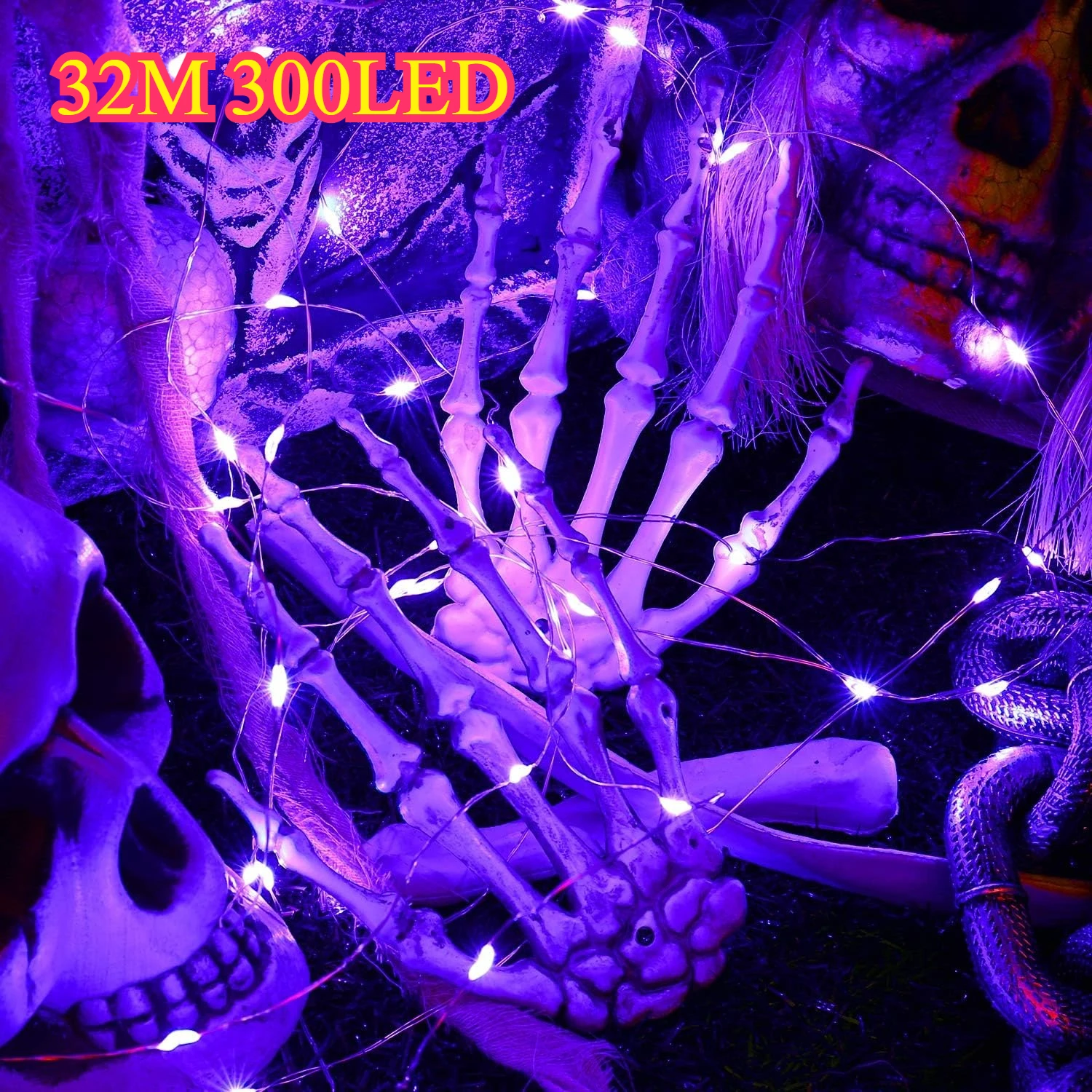 

Наружные светодиодные солнечные сказочные гирлянды, водонепроницаемые украшения сада, гирлянда, 8 режимов, медный провод, светильник для уличного патио, Рождества