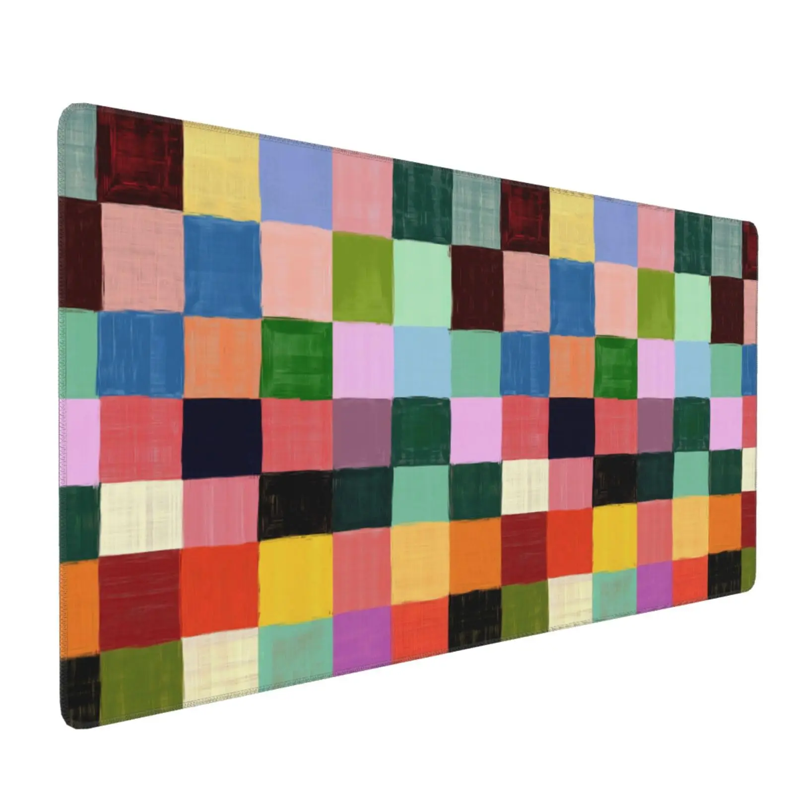 

Colored Lattice Mouse Pad Kawaii Cute Mousepad Desk Mat Gaming Laptop Office Carpet Keyboard Mechanical Gamer Keyboard Mouse Mat