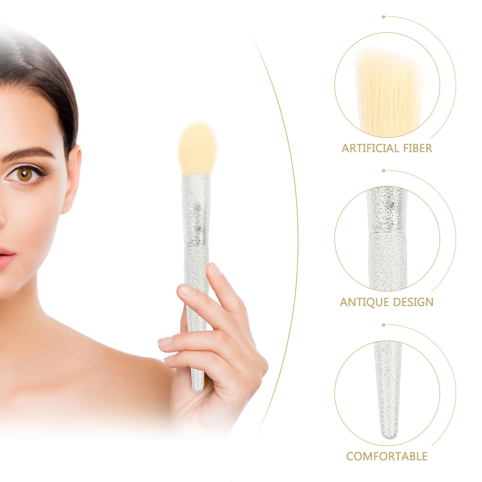 

1 set Travel Makeup Brush Set Eyeshadow Lip Face Tools Women Supplies Blush Brushes Cosmetics Kit For Girls Practical Gift Easy