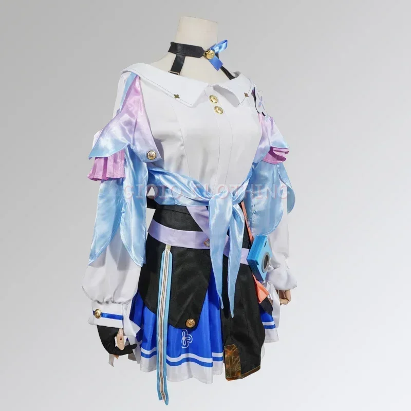 Honkai Star Rail Cosplay Costume pour hommes, uniforme de carnaval, perruque, anime, Halloween, jeu, 7 mars