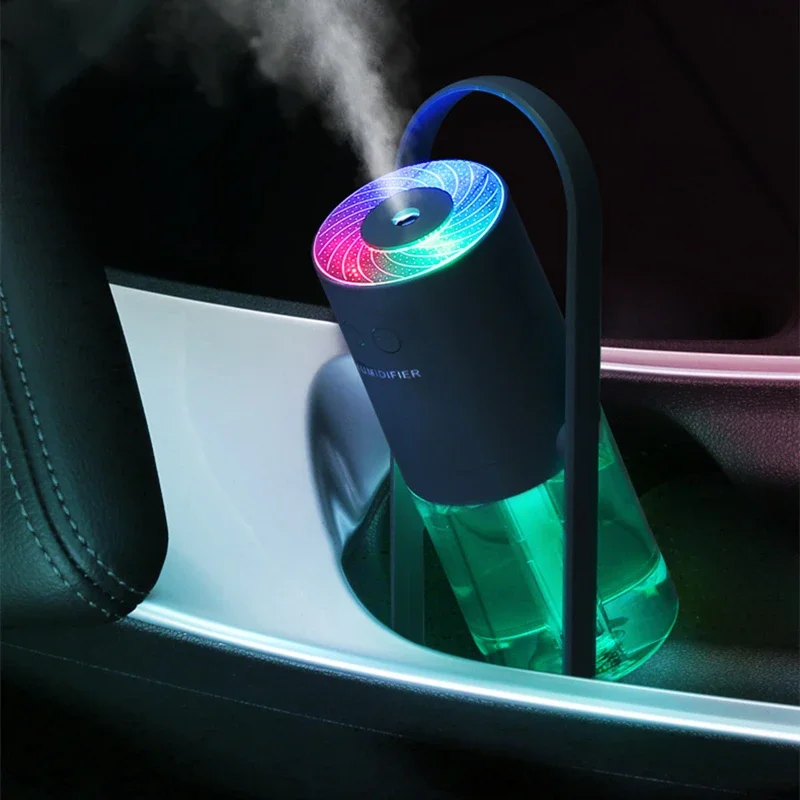 Car Humidifier Wireless Charging Marquee Car Air Purifier Colorful Cup Large Fog Spray To Remove Odors Car Accessories