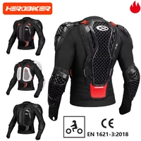 Nueva chaqueta de armadura de Motocross, equipo de protección para motocicleta todoterreno, acolchado antichoque en el pecho y la espalda, chaqueta de motocicleta, pantalones con certificado CE