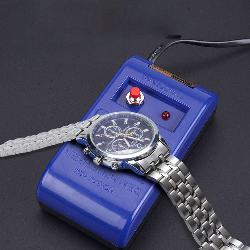 

Mechanical Wristwatch Demagnetizer Repair Tool Specialized Meter Adjuster for Clock Maintenance Calibration Demagnetizer