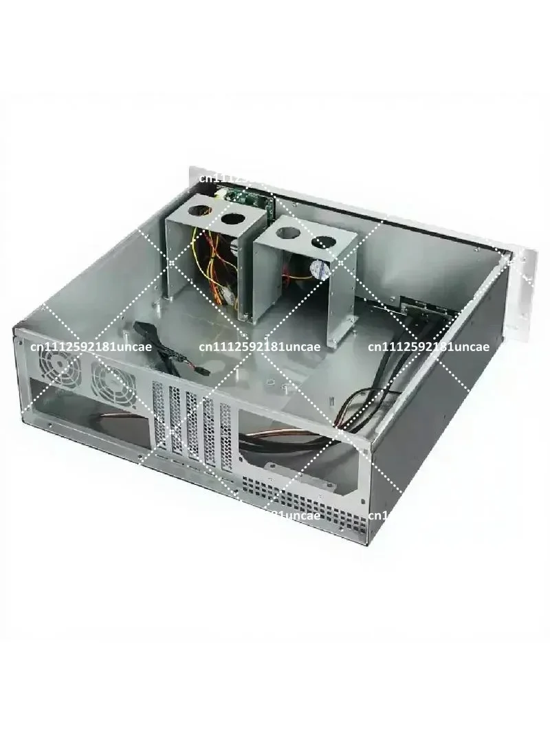 3U Chassis Short Rack 400 Compact Power Supply 3.0 USB Temperature Control Screen Industrial Server Case