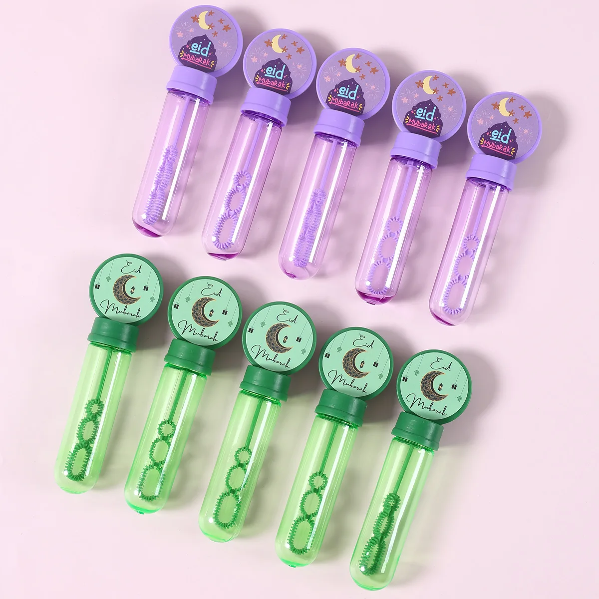 EID Mubarak Bubble Wand Soap Bottle Tube Ramadan Decor 2025 For Home Ramadan Kareem Islamic Muslim Party Eid Al Adha Gifts