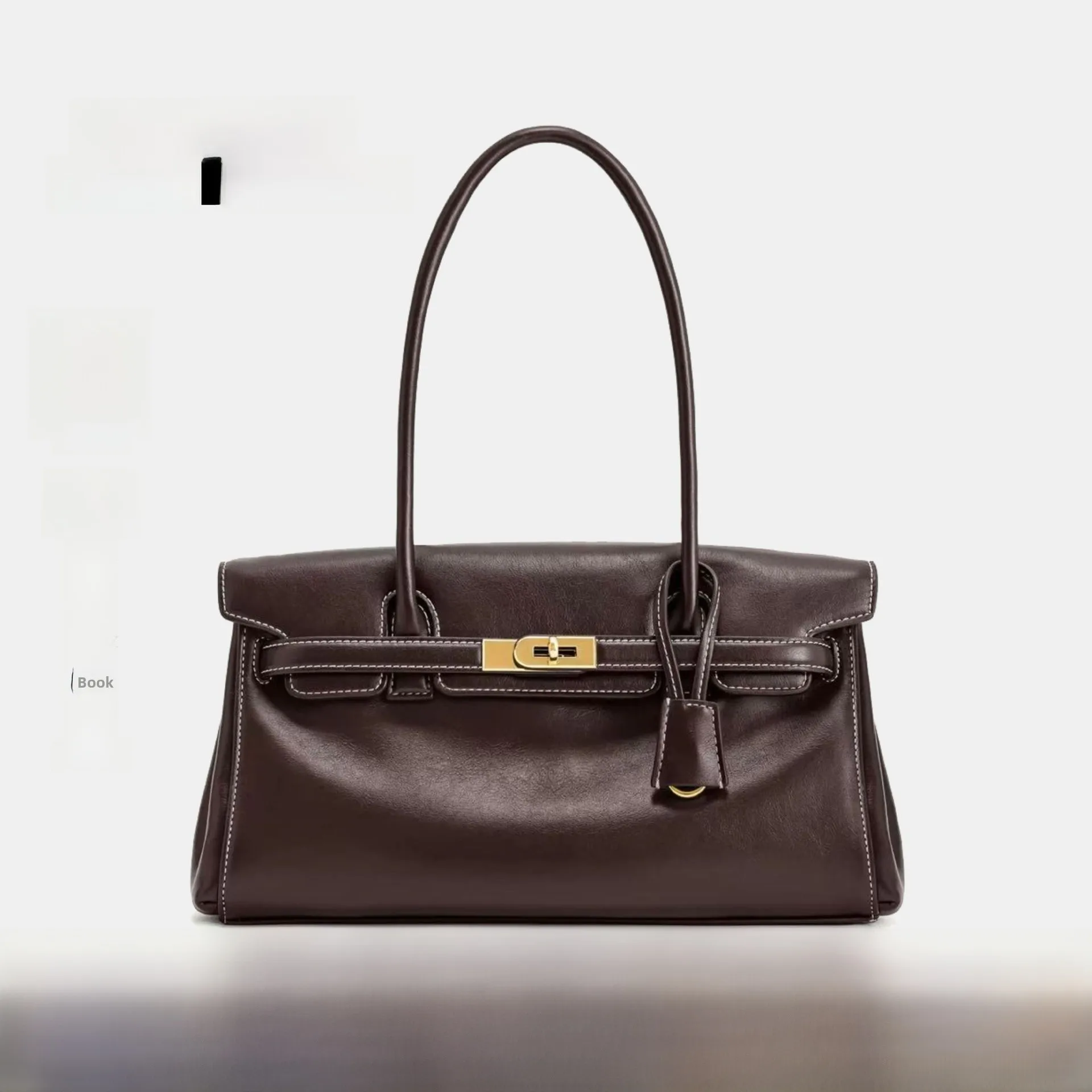 2025 nueva maletín de cuero JWPEI Yara diseño pequeño Retro bolso de un solo hombro bolso de palito francés bolso cruzado de partido diario