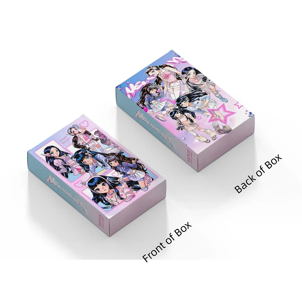 55pcs/set New Kpop Jeans How Sweet Photo Album Club Attention Lomo Cards High Quality HD Jeans Photocards