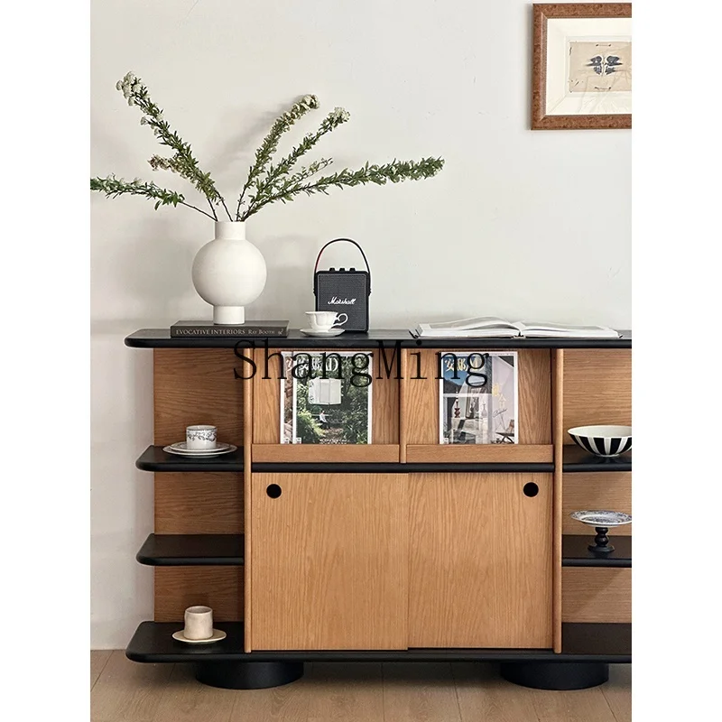 

CL light luxury simple dining side cabinet household medieval wall storage cabinet tea coffee cabinet