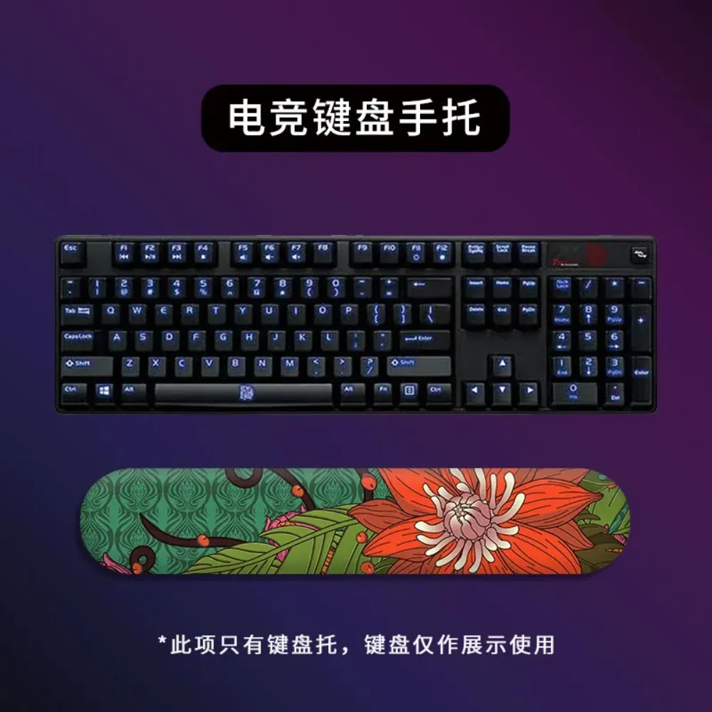 Mechanical Keyboard Simple Design Wrist Rest Soft Silicone Anti Slip Skin-Friendly Ergonomic Office Gaming PC Accessories Gift