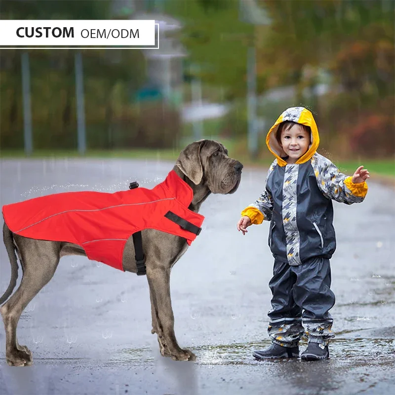 

Waterproof Drying Winter Small Dog Medium Large Dog Outdoor Jacket Thickened Warm Pet Windproof Padded Coat For Large Dog