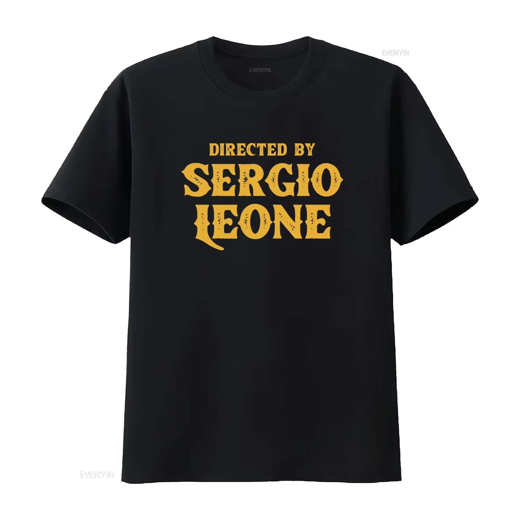 Directed By Sergio Leone Vintage Style T Shirt for Men and Women Unique Movie Inspired Print vintage Washed Soft Versatile