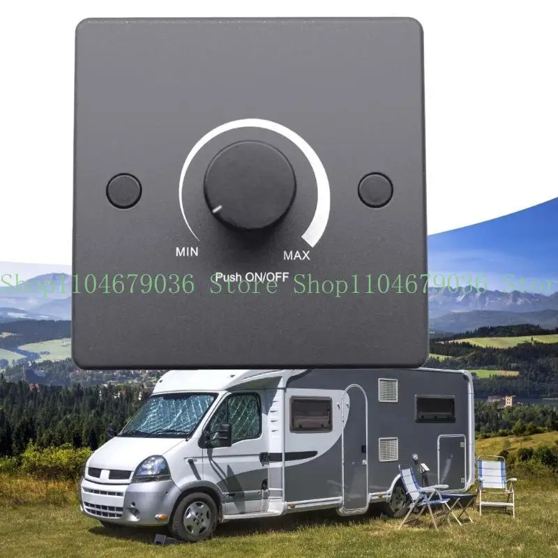 652F Universal DC12V-24V LED Dimmer 5A for RVs Boats and Low Lighting Systems