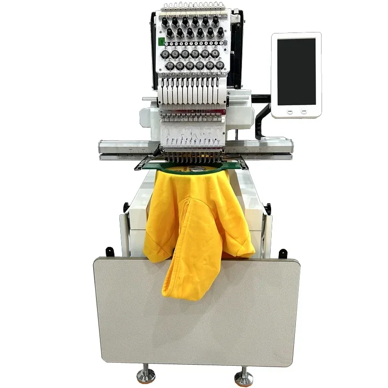 Single head embroidery machine Automatic computer household small ready-to-wear embroidery hat embroidery machine