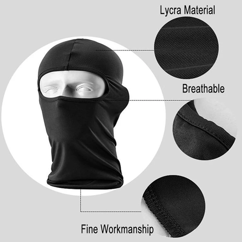 Ski Mask For Men Full Face Mask Windproof Dustproof Face Shield Men's Biker Mask