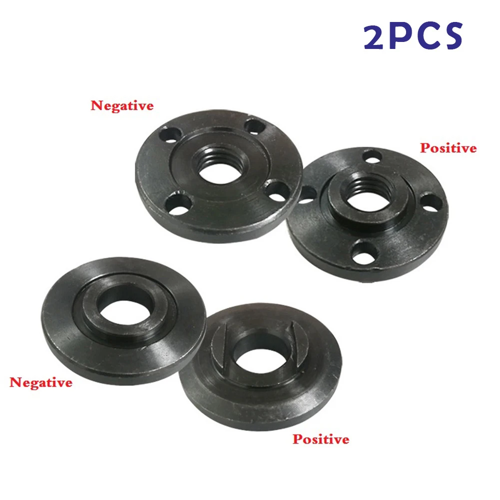 

Set Tools Flange Nut 2x Replacement Spare Parts Spare parts 40mm Diameter Accessories Angle Grinder Inner Outer