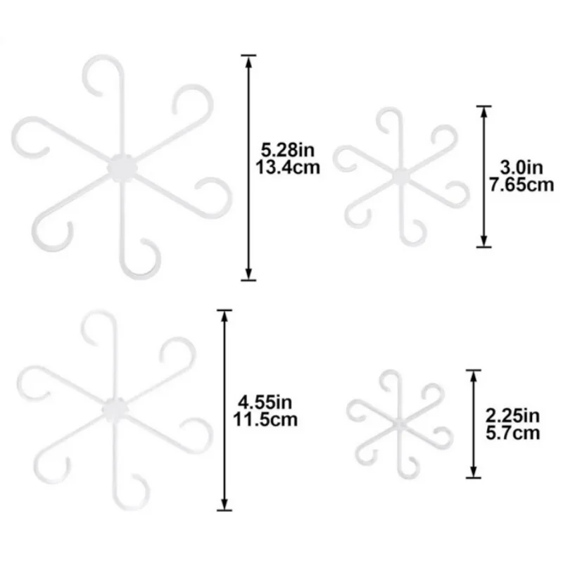 4Pcs Hängen Anlage Stehen Anti-Toppling Unterstützung Pole Kunststoff Haken Fixateur Blume Hydrokultur Klapp Feste Garten Zubehör – Detail 6