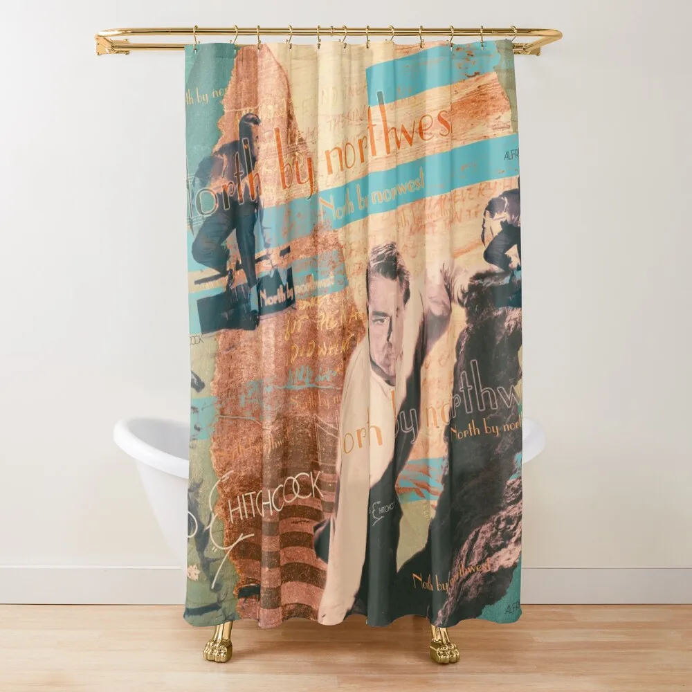 

The Invisible Third Starring Cary Grant Officially Licensed Fan Art Shower Curtain Elegant Bathroom Curtain