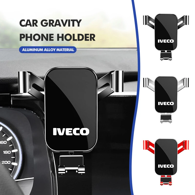 Universal Car Air Vent Phone Holder GPS Support Mount Clip For IVECO S-Way Artic Rigid Daily Van Chassis Cab e-Daily Eurocargo