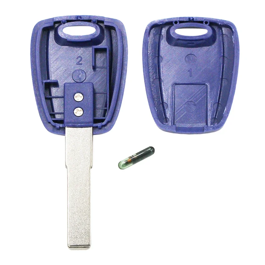 For Fiat Transponder Key Blank with ID48 Chip for Punto Stilo Bravo Doblo Panda Scudo